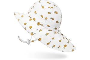 AMI&LI TOTS Ami&Li - Gorra de verano para bebés y niños, de algodón, anti-UV, UPF 50+