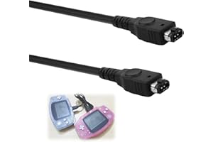 SRLWMYI Câble de Connexion à Un Jeu à 2 Joueurs pour Nintendo Gameboy Advance GBA SP, S'applique à game boy advance sp, 120cm, Idéal pour le Multijoueur, noir