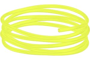 LUCYSTUDIO Tubo de Caucho para Pecera 5m 4/ 6mm Tubo de oxígeno Universal Manguera Estándar para Tanque Acuario Amarillo Verde Rojo Azul Negro