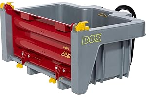 Rolly Toys RollyToys 408948 - Remolque para Tractores Infantiles (función de volquete, para niños de 3 a 10 años), Color Gris y Rojo