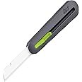 Slice 10560 Auto-Retractable Industrial Knife with a Rounded Blade,(Single) Grey, Green