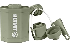 KLYMIT Tempest USB-Pumpe | Tragbare Luftpumpe für aufblasbare Luftmatratzen & Isomatten, Lange Akkulaufzeit & Leicht zu transportierende Größe, wiederaufladbar, perfekt für Campingausflüge