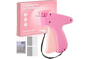 SARVVTE Stitch Gun for Clothes Stitchy Quick Clothing Fixer, Mini Stitch Machine Sewing Tagging Gun, Stitch Gun+4000 Micro Fasteners(5mm)+5 Needles for Sewing Clothing