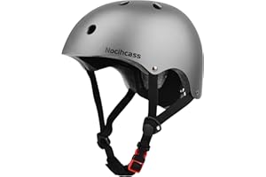 ‎NOCIHCASS Fahrradhelm für Kinder, Mädchen und Jungen Verstellbarer Skateboardhelm, Multisporthelm für BMX, Skaten, Scooter, Fahrrad, Rollerblade, Longboard, Hoverboard, Inline-Skating