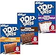 Breakfast Toaster Bundle Containing Pop Tarts Frosted Chocolate, Smores & Hot Fudge Sundae 384g Each (3 Pack)