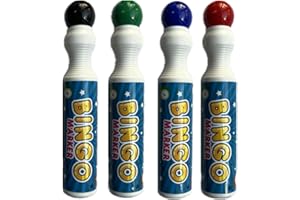 ATST The Box Bingo Dabbers - 4 Dabbers (black, blue, green and red)