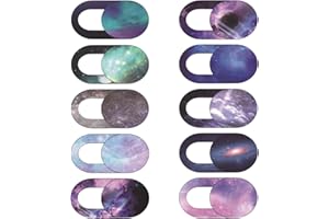 LSCUYZ Webcam Cover Ultra, 10 Stück Webcam Cover Kamera Abdeckung Handy Kamera Abdeckung Tablet, sternenklarer Himmel Die DüNnste Webcam SchutzhüLle FüR,Laptop,Smartphone,Tablet, Sternenhimmelkarte