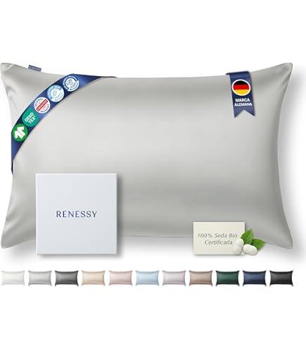 Funda De Almohada De Seda 100% Natural, 50 Cm X 75 Cm | Cuotas Sin Interés