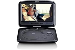 Lenco DVP-9463BK reproductor de dvd/bluray portátiles Portable DVD player Mesa Negro 22,9 cm (9") 802 x 480 Pixeles - Reproductor portátil (Portable DVD player, Mesa, Negro, DVD-Video, CD, DVB-T2)