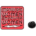 Holibanna Feminism Brooches Pin Empower Women Letters Brooch Dissent Brooche Pin Feminist Badge Enamel for Women Rights Ruth Ginsburg Jewelry