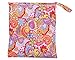 niceEshop(TM) Baby Infant Waterproof Zipper Wet and Dry Diaper Bag for Baby Carriage (Floral Print)