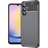 Spia Samsung Galaxy A36 ile Uyumlu Kılıf Siyah Karbon Silikon Orijinal (Samsung Galaxy A36 ile Uyumlu, Siyah)