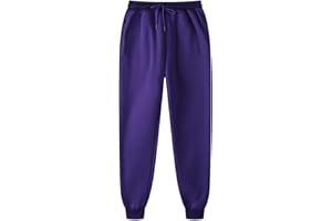 GÉNÉRIQUE Pantalon de Jogging Femme Sweatpants Taille Élastiqué avec Poches Pantalons de Survêtement Mode Sport Uni Sarouel Jogging Pantalon Workout Training Chaud Pants Automne Hiver 2025