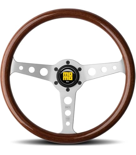Simoni Racing Universal Lenkrad Defender - Schwarz Suède/Gelb