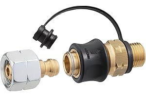 GOK Steckkupplung SET: SKU-QR PS5bar G1/4 LH-KN x SKU und STN x G1/4 LH-UEM – Hochwertiges Zubehör für präzise Gasversorgung!