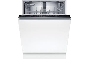 Bosch Lavavajillas Integrable, 60 cm, Serie 2, Silencioso, Home Connect, Blanco, SMV2ITX18E