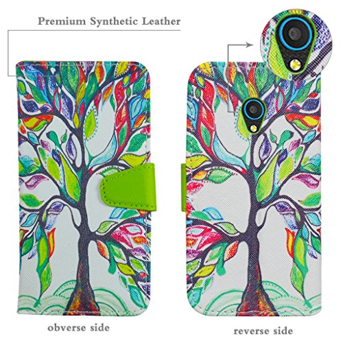 Wiko Harry Funda Mama Mouth PU Cuero Billetera Cartera Monedero Con Soporte Funda Caso Case para Wiko Harry Smartphone Negro