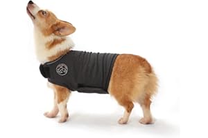 MINT Dog Anxiety Relief Coat,Lightweight Wrap Anxiety Jacket Shirt for Anxious Pets Keep Calming Comfort (Grey, M)