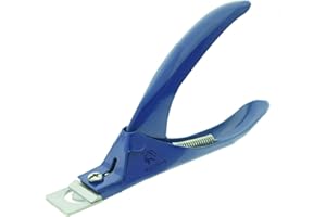 WISH BEAUTY,THE ROYAL ELEGANCE Nail Clippers Tip Cutters for Acrylic False Fake Gel Artificial Nails Rustproof Sharp Professional Manicure Pedicure Trimmer Nail Care Tools (Blue)