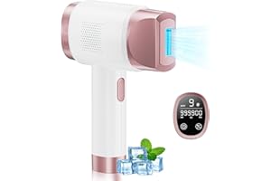 Beauris IPL Hair Removal Device with Ice-Cooling System, 20.5J Laser Hair Removal Device with 3 Functions, 9 Energy Levels, Painless IPL Laser Hair Remover for Women Men, Facial Bikini Arm Body Leg