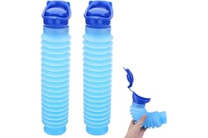 Ficktoalett för män, nöd-urinoar bärbar och återanvändbar utomhus krympbar urinal, unisex bärbar mobil toalett potta kis urin
