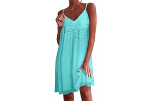 NNGOTD Robe Ete Femme Mi Longue A Bretelles Sexy Col V sans Manche Imprime Fluide Robe de Plage Vacances Maxi Robes de Cocktail Robe de Chambre Polaire Femme