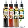 Mother's RECIPE Sauce Combo - Soya Sauce 240Gm, Red Chilli Sauce 215Gm, Green Chilli Sauce 200Gm And Chilli Vinegar 185Ml, Combo Pack Of 4