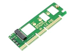 AYMBH NGFF M-Key NVMe AHCI SSD to PCI-E 3.0 Adapter Converter 16x x4 x8 x16 PCI Express Card M.2 M-Key NVMe SSD to PCIe 3.0 Riser Card Compatible with XP941, SM951, PM951, A110, 960, M6E