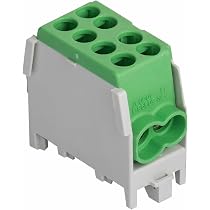 Pollmann HLAK 25-1/2 M2 Aftakblok – Blauw, 1-polig, 4 Aansluitingen, Voor DIN-rail 35 Mm