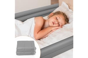 SOSHIEE Confezione da 2 Sponde Gonfiabili di Sicurezza per Lettino, 150 x 18 cm Barriera Letto Bambini,Protezione Anticaduta per Bambini,Protezione Portatile per il Letto Adatta alla Famiglia, ai Viaggi