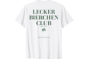 LECKER BIERCHEN CLUB - HOPFEN. MALZ.ZUSAMMENHALT. LECKER Bierchen Club X Official Member. Mallorca Bier - Back T-Shirt