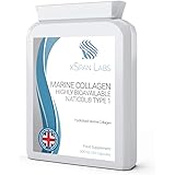 Marine Collagen 600mg 60 Capsules - Highly Bioavailable Naticol® Type 1 Produced by enzymatic hydrolysis ensuring The Highest