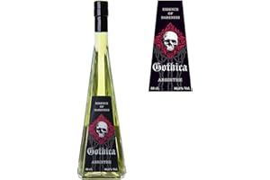 ‎ALANDIA Absinth 66.6 Gothica | Mit Wermut/Thujon | Teuflisch Stark | Gothic (1x 0,5 l)