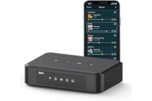 Arylic Up2stream S10 WiFi & Bluetooth 5.0 wzmacniacz audio, bezprzewodowy multiroom / multistrefowy Home Stereo odbiornik muzyki z Airplay Spotify Connect i pilotem zdalnego sterowania do głośników