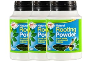 ONLINESTREET Doff Rooting Hormone Powder for Cutting Strong Roots/Help to Grow Edible Plants/Gardening for Outdoor and Indoor and Use to Prepare Organic Natural Nutrients 75g (Pack of 3)