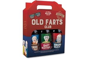COTTAGE DELIGHT The Great British Cellar Old Farts Club - Gift Pack Containing 3 x 500 ml Ales - Includes Boring Old Fart 5 Percent, Daft Old Fart 4.5 Percent, Grumpy Old Fart 4.8 Percent