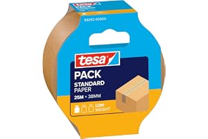 tesa tesapack STANDARD PAPER - paketband - Brun - 25 m x 38 mm
