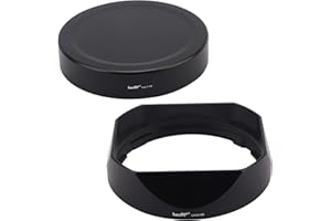 Haoge LH-X13B Gegenlichtblende Bajonettverschluss, quadratisch, Metall, für Fuji Fujifilm Fujinon XF 18-55 mm F2.8-4 R LM OIS Objektiv und Fujinon XF 14 mm F2.8 R Objektiv auf X-Pro3 XT30 XT4 Kamera