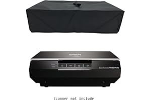 WOMMTY Elipenico Water-resistant Nylon Dust Cover for Epson Perfection V600, Black