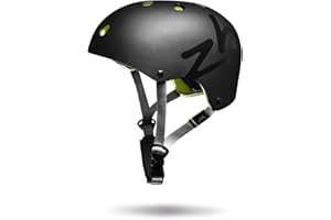 Zhik H1 Performance Watersports Helmet for Kayaking Kitesurf Windsurf and Dinghy - Black - Unisex - Lightweight -