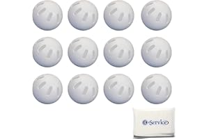 WIFFLE Ball Baseballs Official Size (12 Pack) with Bonus NOIS Tissue Pack