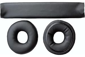 V-MOTA Almohadillas + almohadillas compatibles con auriculares Panasonic Technics Professional DJ RP-DJ1200 RP-DJ1210 RP-DJ1205 RP-DJ1215 EAH-DJ1200, cojín mejorado (1 juego)