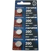 Renata SR927SW Lot de 5 piles 395 sans mercure pour montre[491