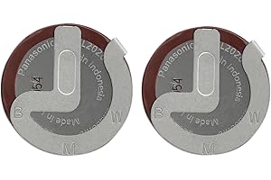 VAILIKEY 2 Stück Original 90-Grad-Winkel Akku Batterie VL2020 für Autoschlüssel Fernbedienung Kompatibel für BMW E53 E60 E61 E63 E64 E70 E71 E72 E81 E82 E84 E87 E88 E89 E90 E91 E92 E93