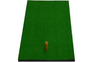 PORFEET Colchoneta De Golf, 60x30cm Práctica De Entrenamiento De Colchoneta De Golf Al Aire Libre En Interiores Golpear Cojín De Hierba De Imitación