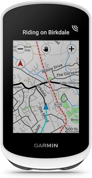 Garmin Edge Explore 2, Ciclocomputador de 3 pulgadas, con GPS Intuitivo, funciones de VO2, registros personales, Unisex Adulto, Blanco, Única - 1