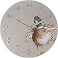 Wrendale Designs by Hannah Dale - A Waddle and a Quack Duck Wall Clock - 30cm Diameter