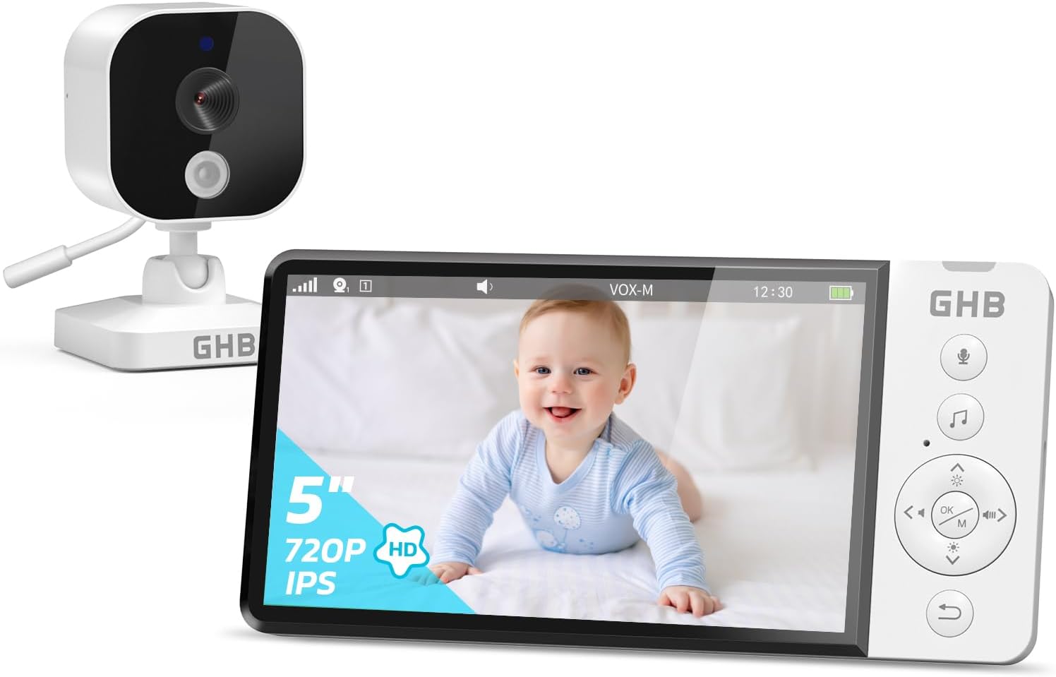 Avis d'Expert & Test Approfondi : GHB Babyphone Camera 5 sans WiFi Capteur de T (Sélection)
