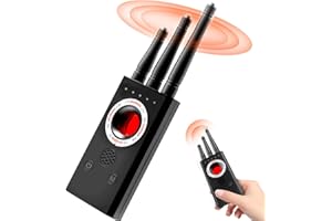 SecuraLen Detector de Camaras y Microfonos, 4 Niveles de Sensibilidad 3 Modos Profesionales Detector de GPS Detecta Dispositi