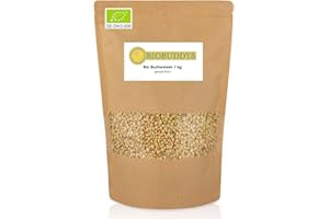 ‎BIOBUDDYS Organic Buckwheat 1 kg - The Gluten-Free Alternative to Spelt, Wheat, Rye etc.
